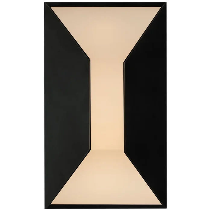 Kelly Wearstler Stretto 8″ Sconce in Bronze with Frosted Glass Outdoor Lighting W4.75″ x H8″KW 2720BZ-FG