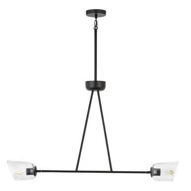 Keppe Two Light Linear Pendant (26262SSDBZ)