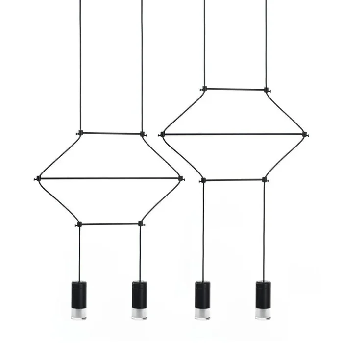 King Home FLUSSO LINE JD0032-4P Pendelleuchte 4x3W/G9 3000K 960LMLM IP20