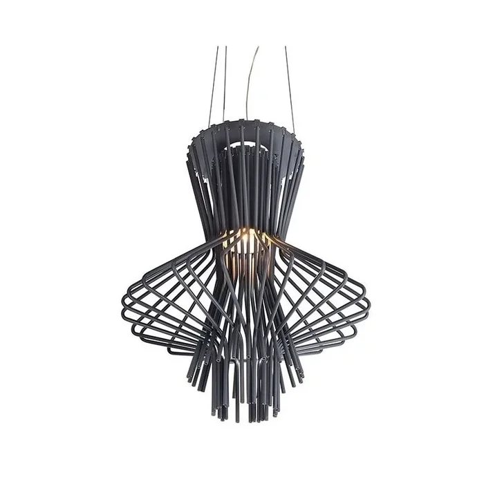 King Home STRAW 966S1.GREY Pendelleuchte 2x40W/E27 IP20