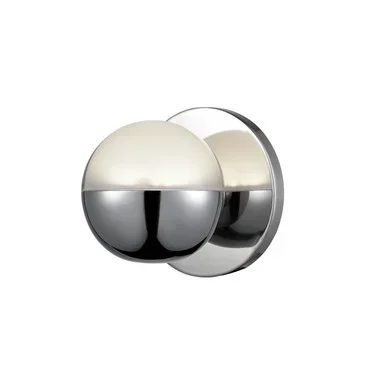 Kuzco Lighting Pluto LED Wall Sconce in Chrome – WS47305-CH-2700K