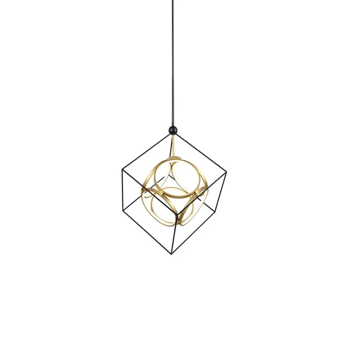 Kuzco Monza CH19226-BK/AN-UNV 26 Inch LED Chandelier