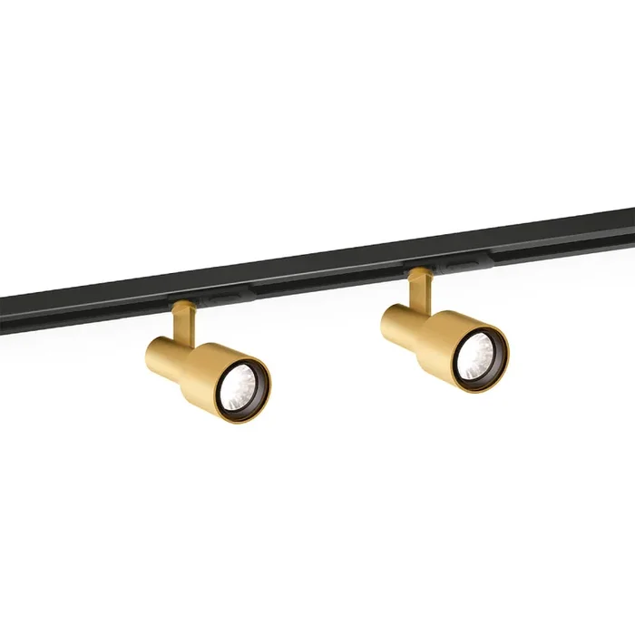 LED 1-Phasen-Schienenstrahler SARA 1.0, 8W 2700K, dimmbar, gold