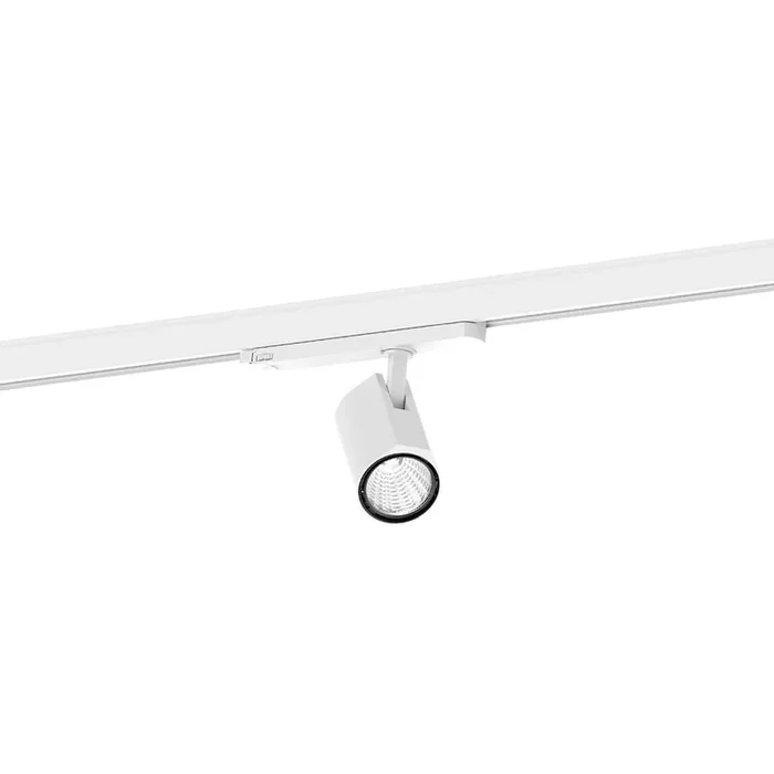 LED 3-Phasen Strahler CENO FORT ON TRACK 3-PHASE 1.0 LED, 1-flammig, 3000K 36W NON DIM CRI90, dreh-/schwenkbar, wei� matt