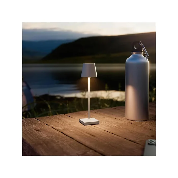 LED-Akku-Tischleuchte Nuindie Pocket Flex-Mood 2700/2200K dimmbar IP54 nebelgrau