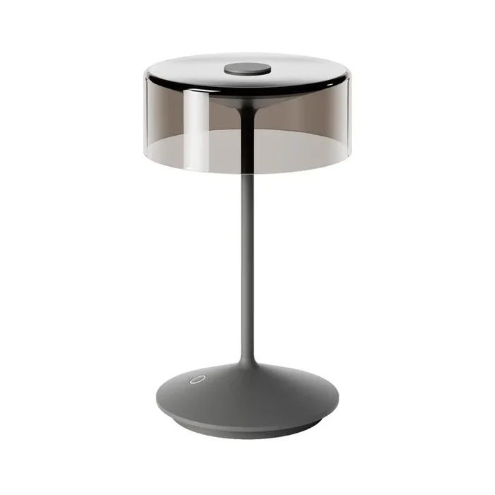 LED-Akkutischleuchte Numotion in Graphitgrau 2,2W 171 lm Flex Mood 2200K-2700K mit Li-Ion Akku inkl. Easy-Connect Ladekabel IP54