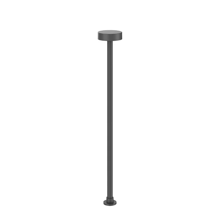 LED Au�enleuchte POLA 2.1, IP65, 24V Plug&Play, 5W 2700K, CRi >90, 250cm Kabel + Sockel, schaltbar, anthrazit
