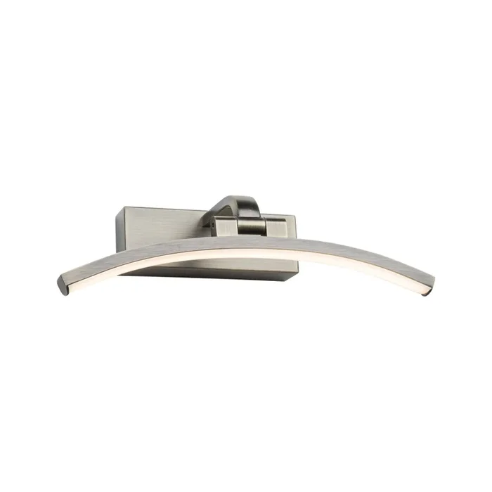 LED Bilderleuchte BENTO, 230V, 30cm, 6W 3000K 300lm 120�, neigbar, Altmessing