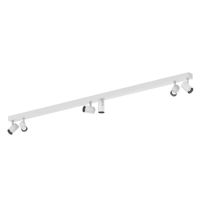 LED Decken-Strahlerleiste CENO 6.0, 6-flammig, 115cm, 230V, CRi >90, dimmbar, verstellbar, dimmbar, 42W 3000K 31�, mattwei�