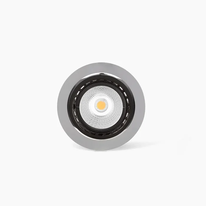 LED Deckeneinbauleuchte MINI-OPTIC 56� 24W, 4000K, IP23, rund, grau