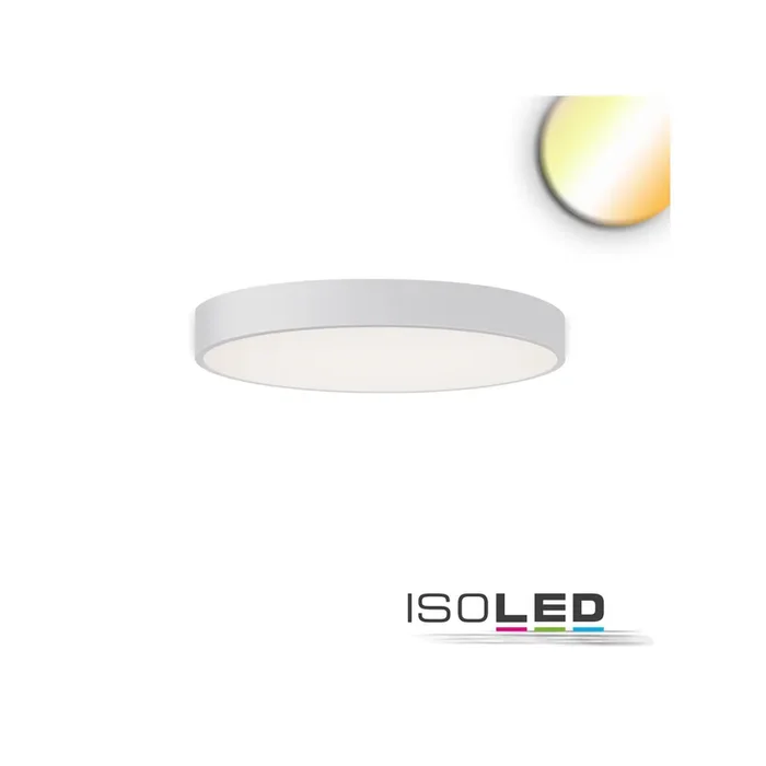 LED Deckenleuchte UGR<19 2H, weiß, 40W|50W, IP42, DN600, ColorSwitch 2700|3000|4000K, dimmbar