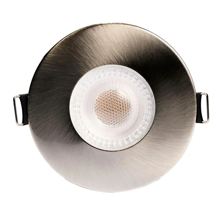 LED-Einbauleuchte McShine “EL-315“ IP65, 4,9W, 450lm, 4000K, Ø88×27,5mm eisen gebürstet