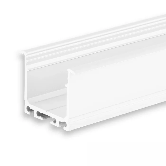 LED Einbauprofil DIVE24 FLAT, Aluminium pulverbeschichtet, 200cm, wei� RAL9010