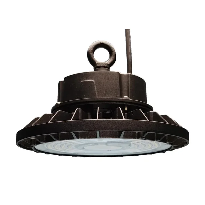LED Hallentiefstrahler STANDARD, IP65 IK08, direkt, flickerfrei, schaltbar On-Off, schwarz, � 24cm, 100W 4000K 16000lm 90�