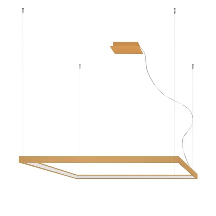 LED-Kronleuchter NELYA L golden 80x80cm 3000K