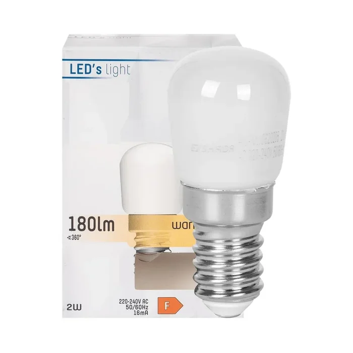 LED-Lampe Birnen-Form opal E14/2W (19W) 180 lm 2700K