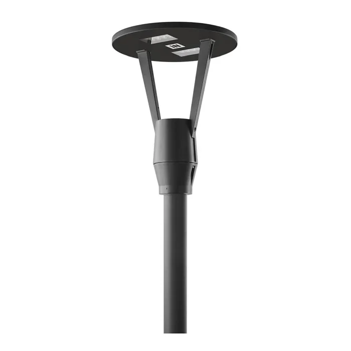 LED Mastleuchte HEDO+FT C/EW, 43W, 4000K, 4851lm, IP66, IK08, statisch, anthrazit / Glas transparent