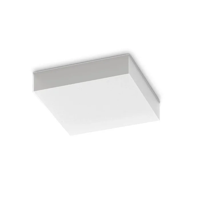 LED Outdoor-Deckenleuchte SNOW, 25x25cm, 18W, 3000K, 1900lm, IP65, wei�
