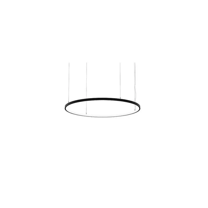 LED Pendelleuchte ANDROS IN, Ringform, � 120cm, CRi >90, UGR <22, DALI-2 dimmbar, 90W 4000K, strukturschwarz