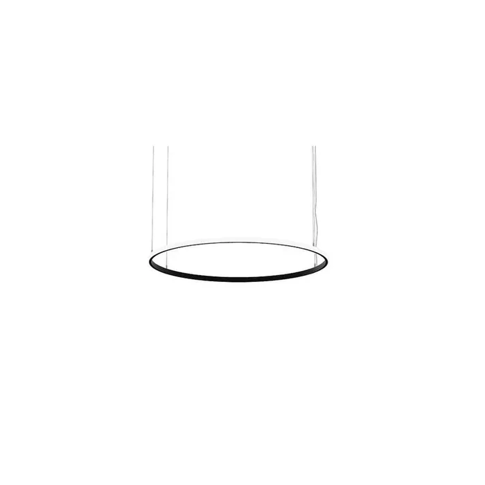 LED Pendelleuchte ANDROS OUT, Ringform, � 120cm, CRi >90, UGR <22, Casambi dimmbar, 90W 4000K, strukturschwarz