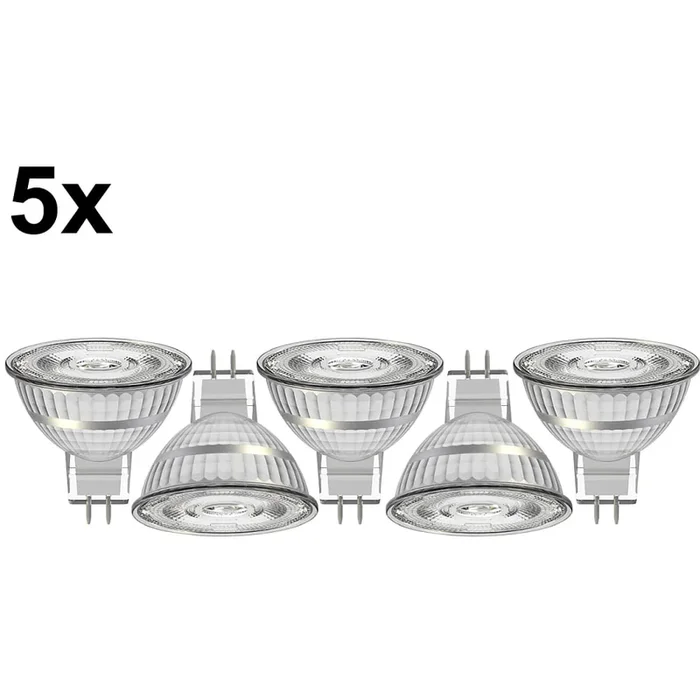 LED SMD Reflektorlampe GU5.3, MR16, 3,5W, 345lm, 2700K, IP20, 36�, 5 Set