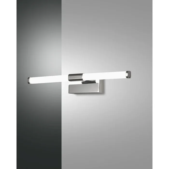 LED Spiegelleuchte AGO, 1x8W, 3000K, IP44, verchromt