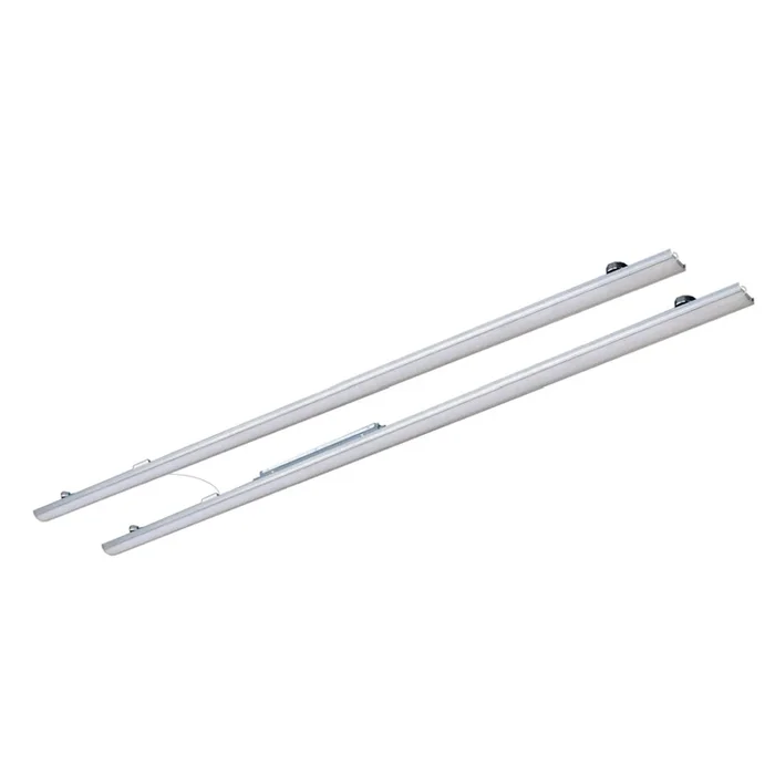 LED-Umr�stungssatz mit Magnetbefestigung T5/T8 auf LED, 141cm, 2-flammig, 42W, 4000K, 5600lm, IP20, IK07, Multipower, silber