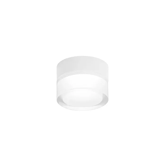 LED Wand-/Deckenleuchte MIRBI 1.0, rund, IP44, 7W 3000K, CRi >90, dimmbar, klar + opal / wei�