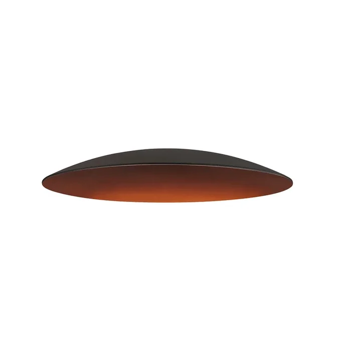 Leuchtenschirm LALU� ELYPSE 22 MIX&MATCH, H:2,8 cm, schwarz/bronze