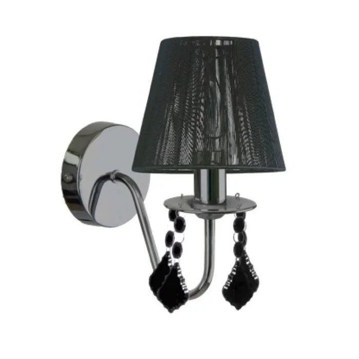 Light Prestige Mona LP-5005/1W czarny Wandleuchte 1x40W/E14 IP20