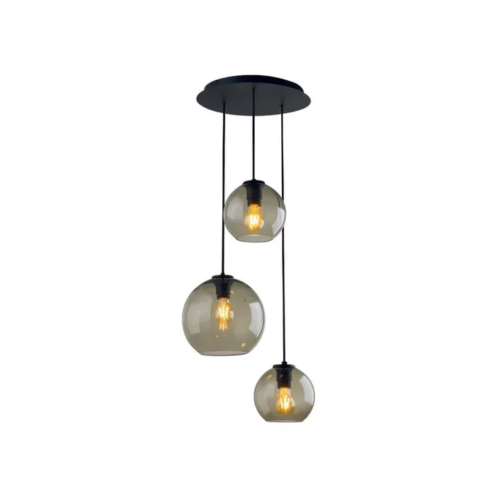 Lyora – 3-flammige Hängelampe aus Glas Vetro