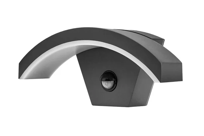 Lyora – Design-Außenlampe Curve PIR mit Bewegungssensor