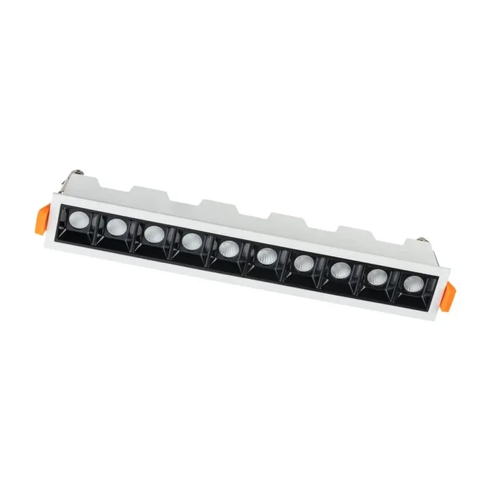 Lyora – Weißer Einbaustrahler Midi Led 10×1 LEDs – 3000K