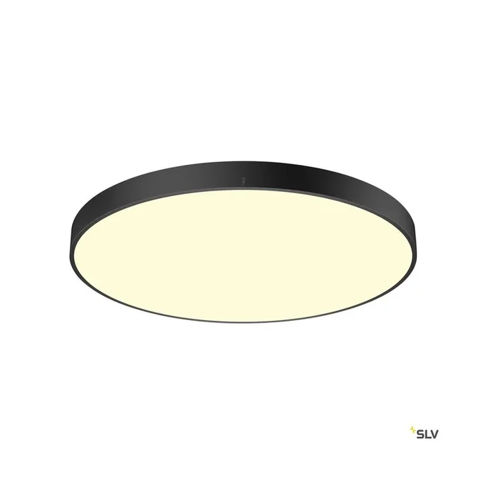 MEDO® PRO 90, Deckenaufbauleuchte, rund, 3000/4000 K, 74 W, Phasenabschnitt, 110°, schwarz