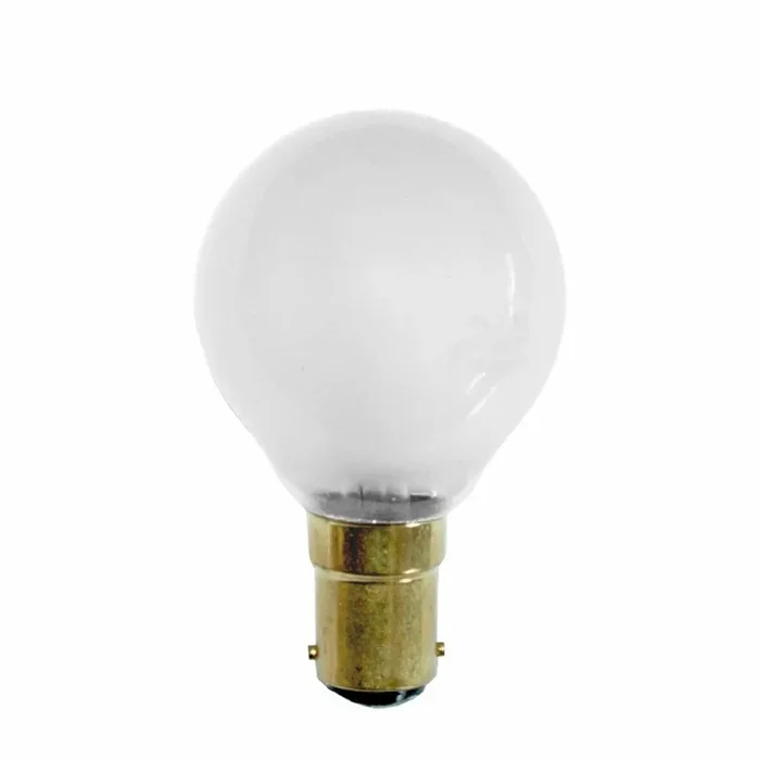 Merkur Glühbirne Tropfen 15W B15d matt 125-130V Glühlampe warmweiß dimmbar Sonderspannung