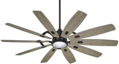 Minka Aire Barn 65″ Ceiling Fan in Coal – F864L-CL/SG