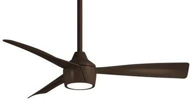 Minka Aire Skinnie 44″ 44″ Ceiling Fan in Oil Rubbed Bronze – F625L-ORB