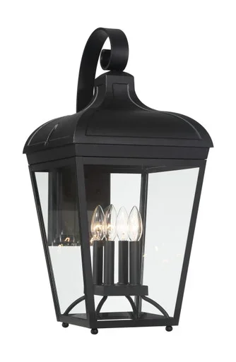 Minka-Lavery Marquee Four Light Outdoor Wall Mount in Sand Coal – 72483-66-C