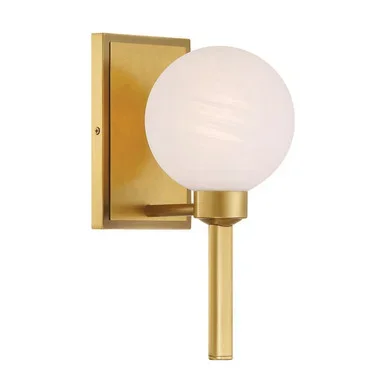 Minka-Lavery Mooncrest One Light Vanity in Legacy Brass – 3491-732