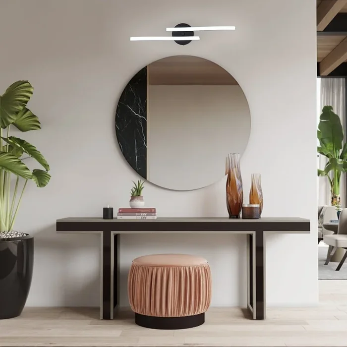 Modern 2-Light Dimmable Wavy LED Semi-Flush Mount81010000041228