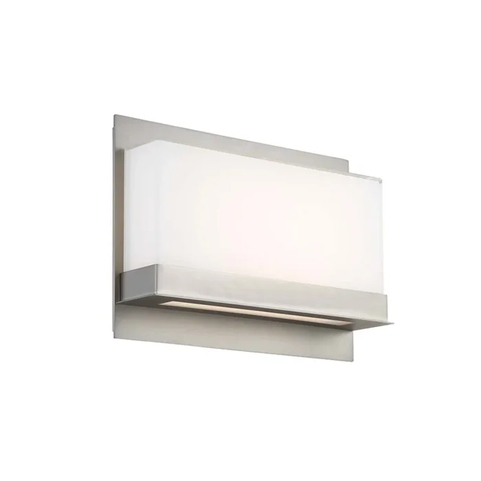 Modern Forms WS-92616-SN 3000K 20 Watt Lumnos LED Wall Sconce in Satin NickelWS-92616-SN