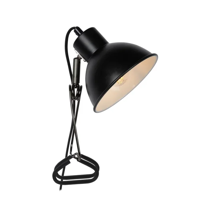 MOYS Klemmleuchte 1xE27 Schwarz