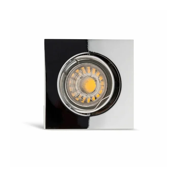 Müller-Licht LED EBL Einbaustrahler chrom 5W GU10 quadratisch warmweiß 2700K
