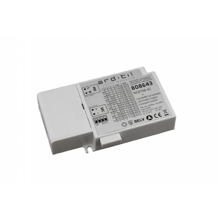 Multifunkitonales CASAMBI LED Netzger�t NEBT98-42, IP20, 220-240V AC, 42W, 300-1050mA, Einbau