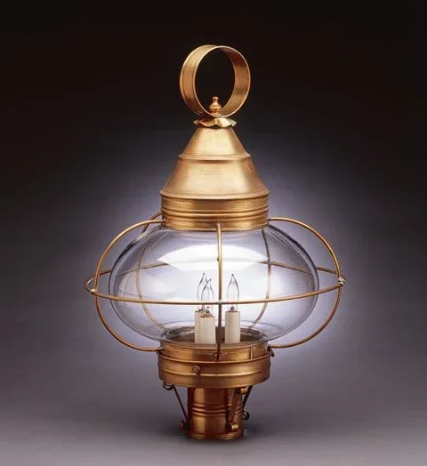 Northeast Lantern 2573-LT3 Caged Onion Post 3 Light Candelabra Socket