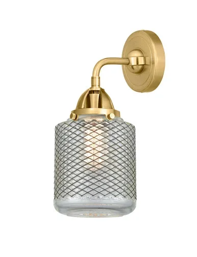 Nouveau 2 One Light Wall Sconce (288-1W-SG-G262)