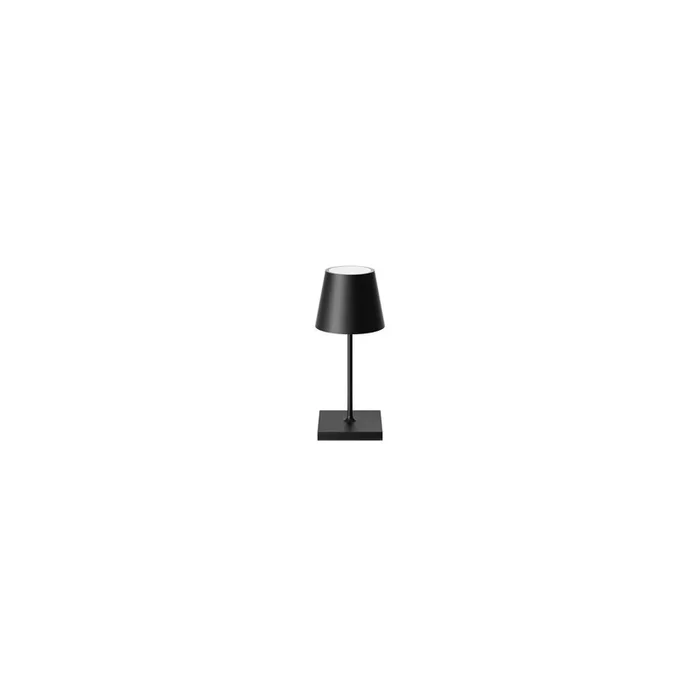 Nuindie Akku Tischleuchte IP54 MINI Flex Mood 2200K-2700K Nachtschwarz inkl. USB C Ladekabel