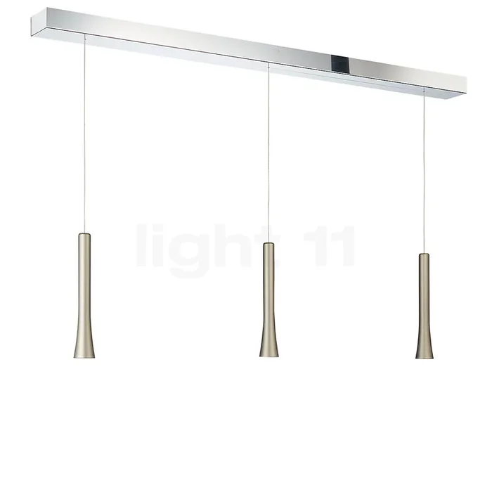Oligo Rio Pendelleuchte 3-flammig LED – unsichtbar höhenverstellbar