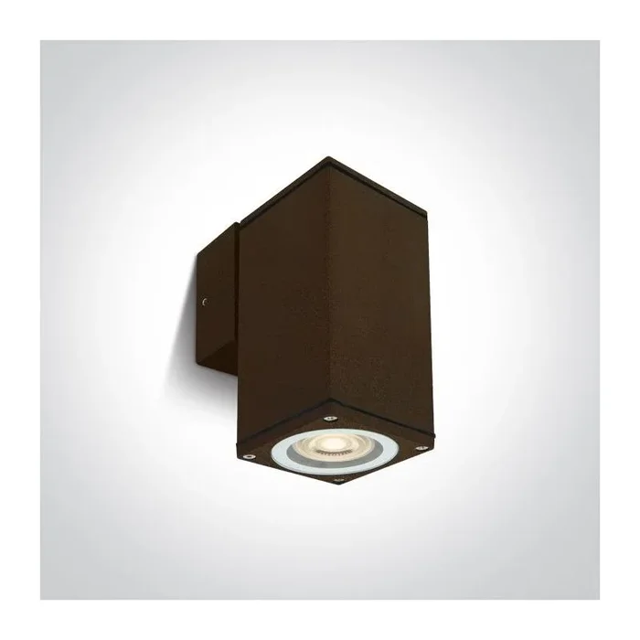 One Light Outdoor Cubes 67426B/BR Wandleuchte 1x10W/GU10 IP54