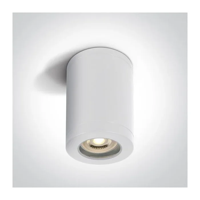 One Light Outdoor Cylinders 67142A/W Aufbau-Downlight 1x6W/GU10 IP65